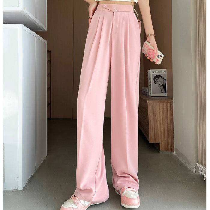 Modern High Waist Loose Drape Pants