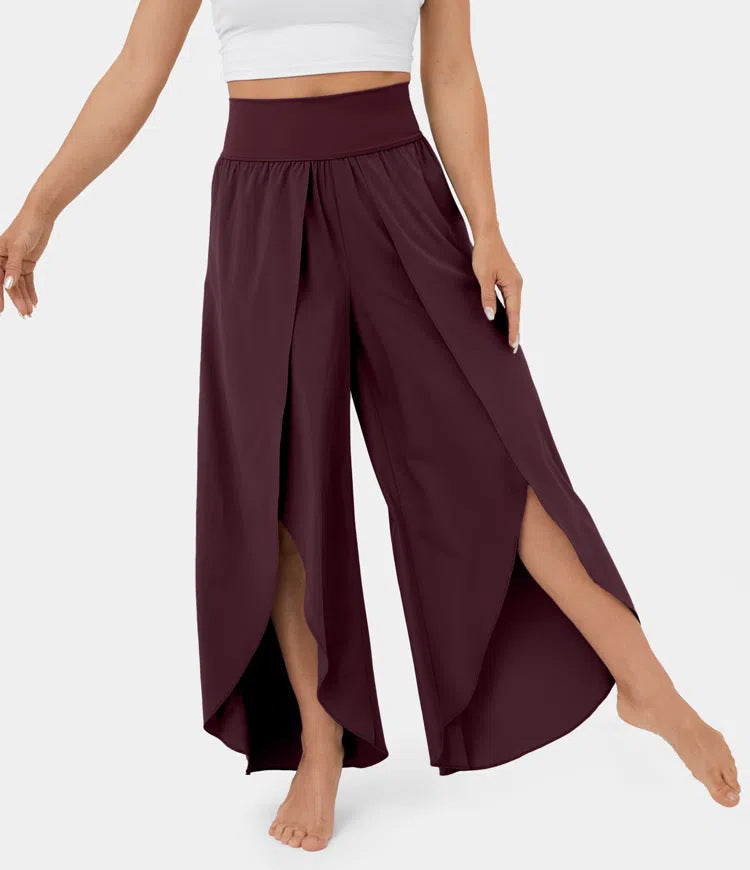 Loose Split High Waist Pants