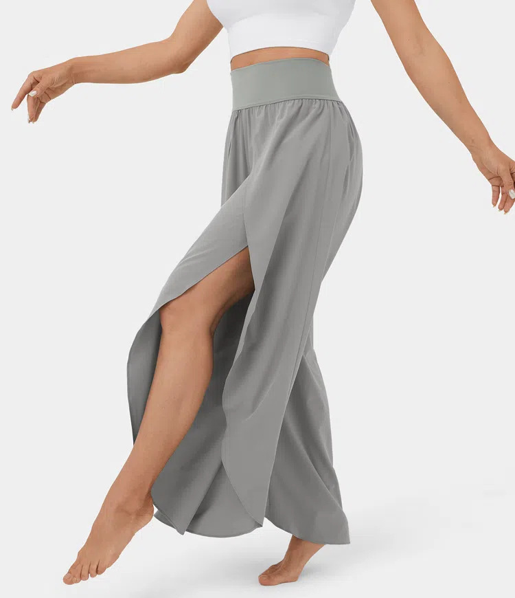 Loose Split High Waist Pants