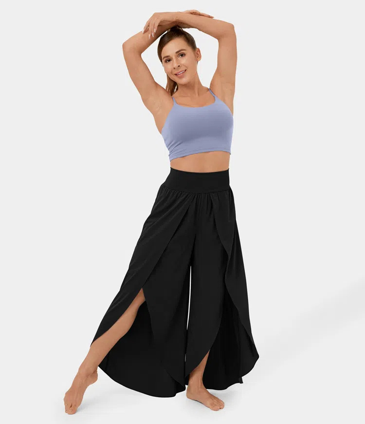 Loose Split High Waist Pants