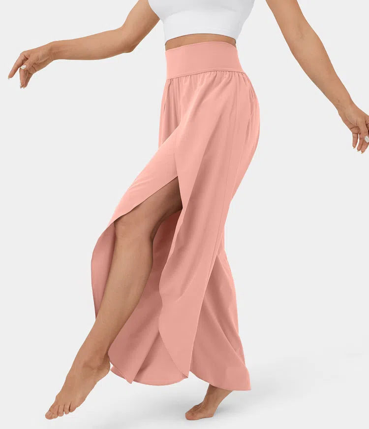 Loose Split High Waist Pants