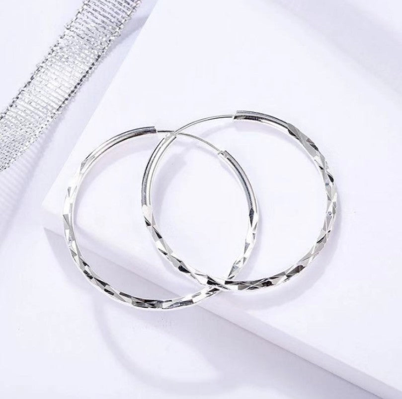 Gold Plated Hoop Earrings