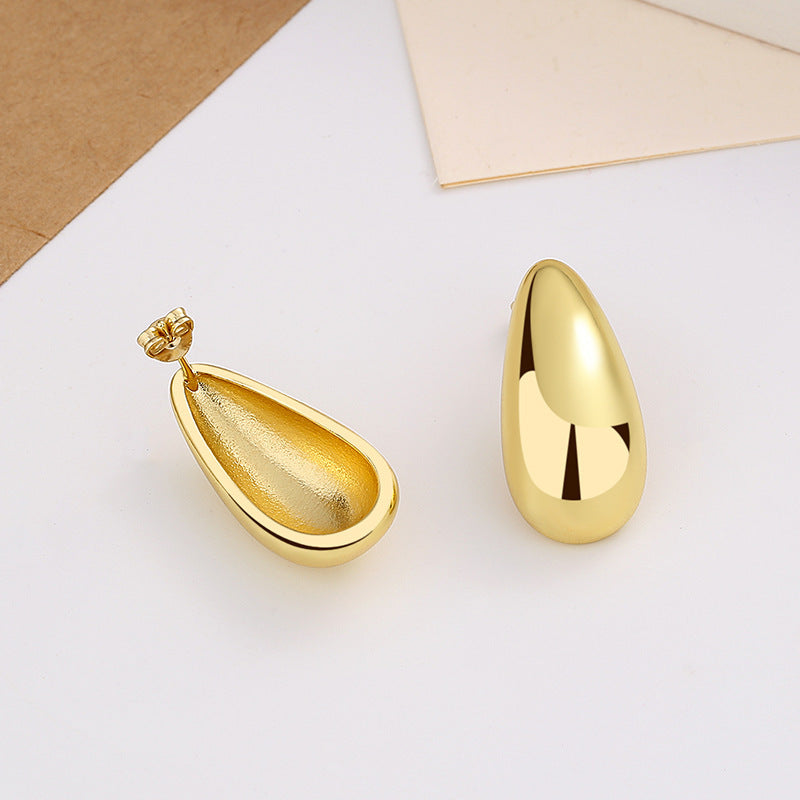 Elegant Water Drop Glossy Earrings