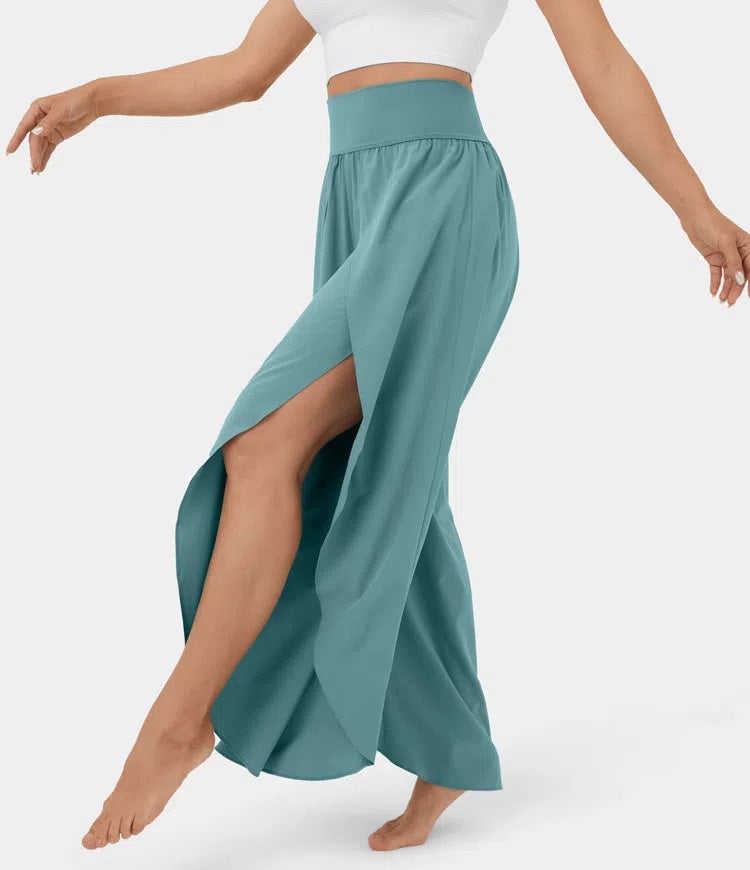 Loose Split High Waist Pants