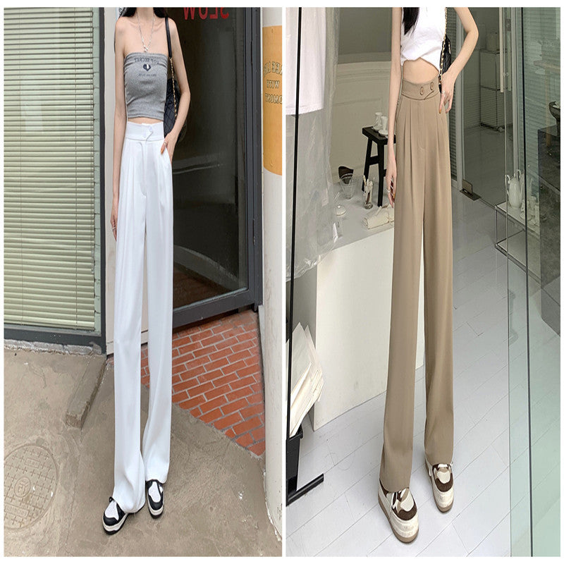 Modern High Waist Loose Drape Pants