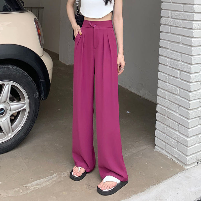 Modern High Waist Loose Drape Pants