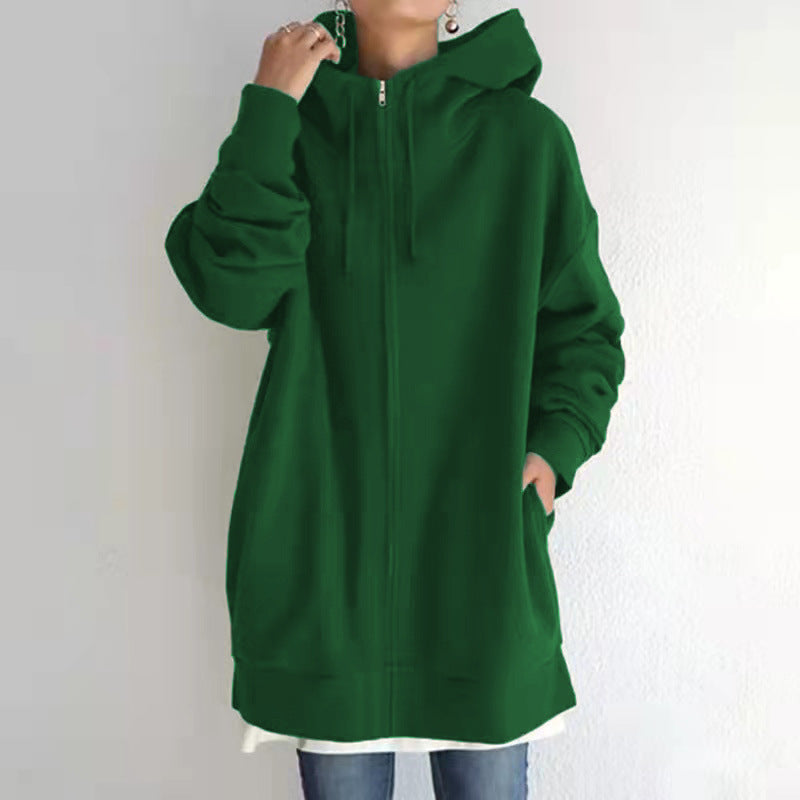 Fuzzy Long Sport Pullover Hoodie Sweatshirt