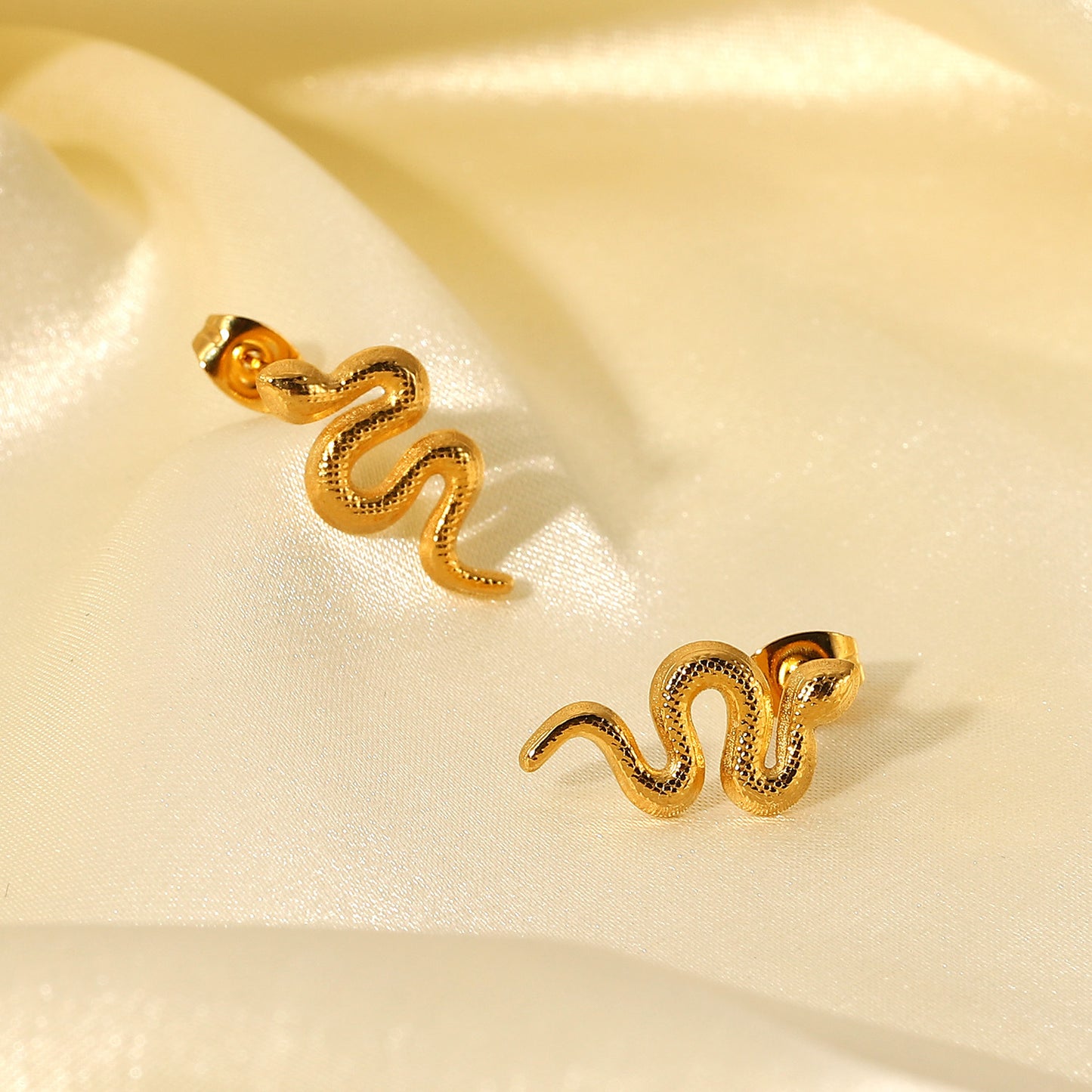 Snake Stud Earrings