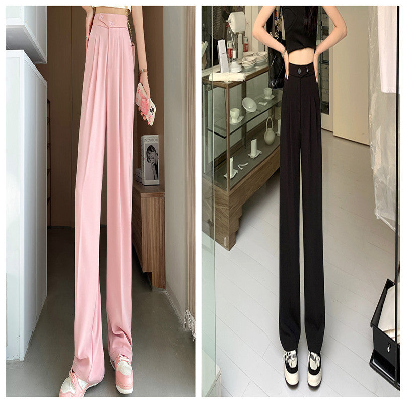 Modern High Waist Loose Drape Pants