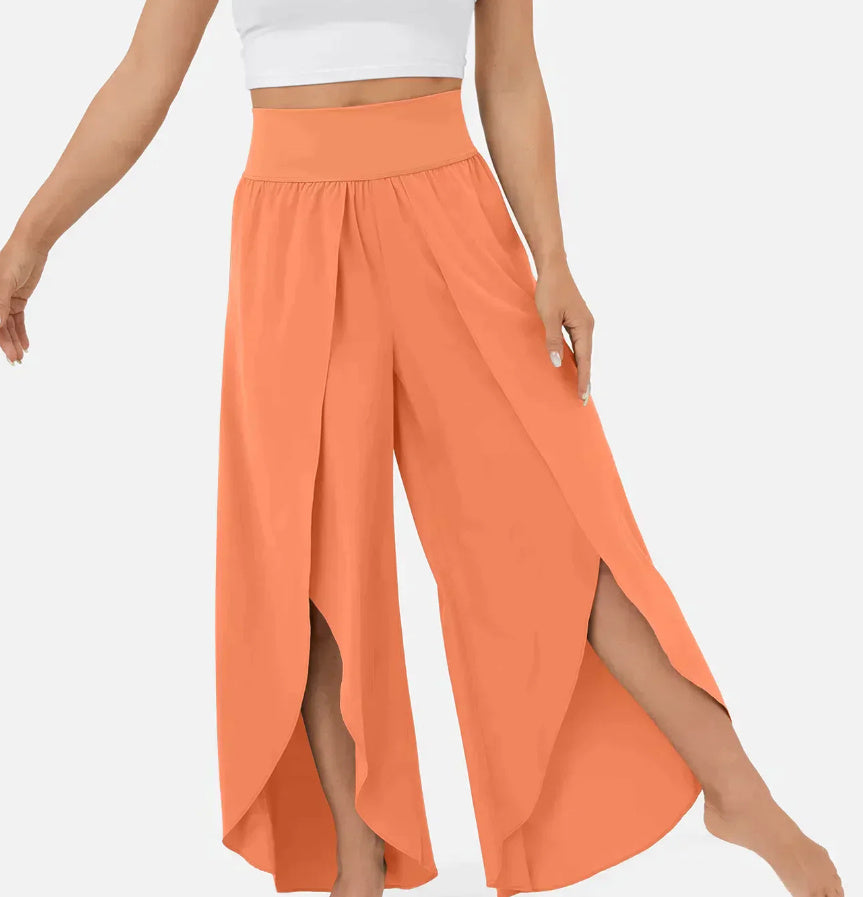 Loose Split High Waist Pants