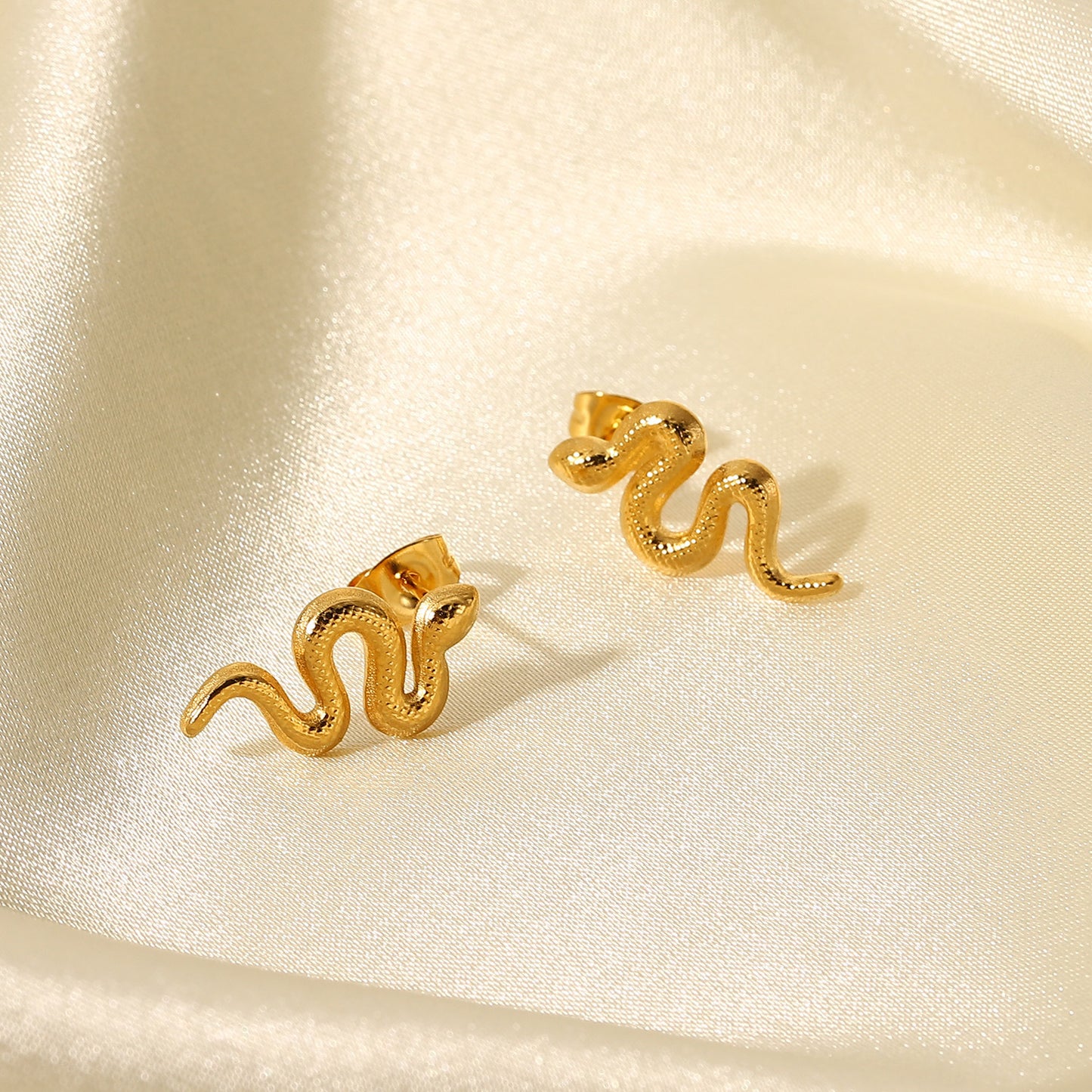 Snake Stud Earrings