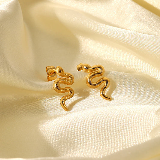 Snake Stud Earrings