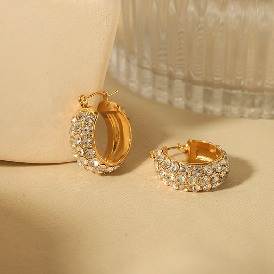 Diamond Studded Earrings