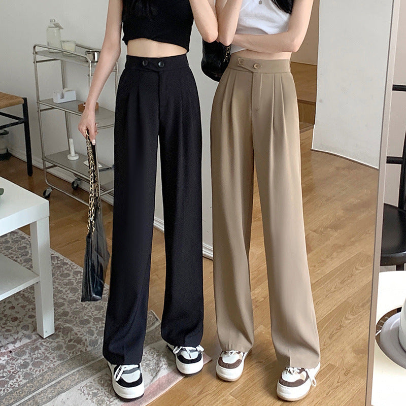 Modern High Waist Loose Drape Pants