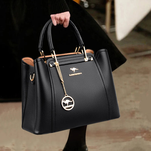 3 Layers Luxury Leather Handbag