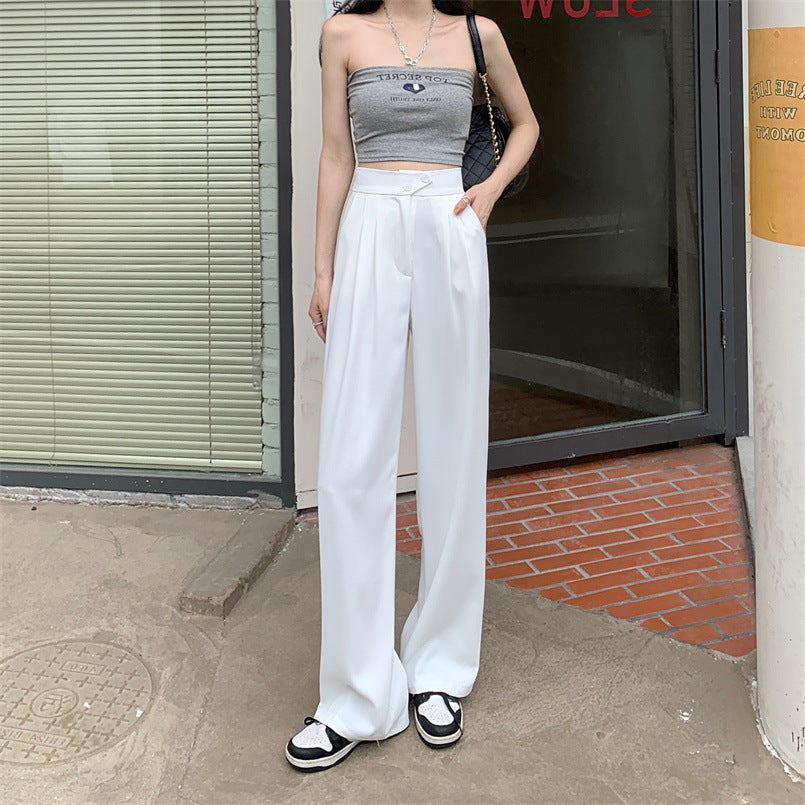 Modern High Waist Loose Drape Pants