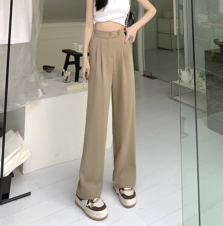 Modern High Waist Loose Drape Pants