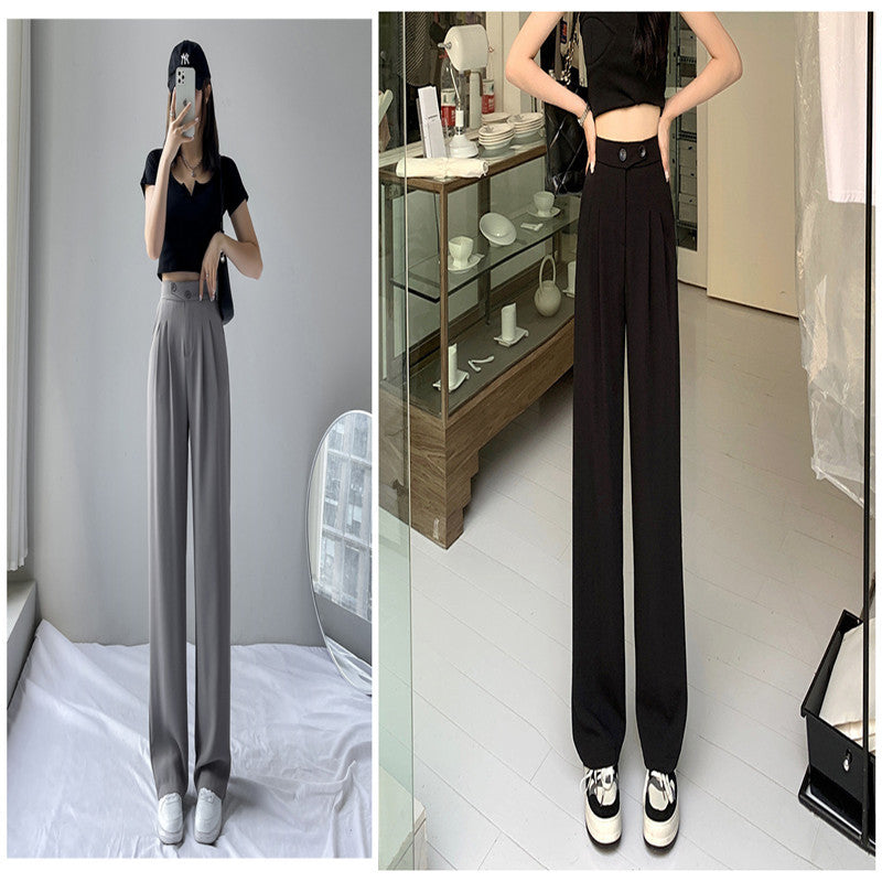 Modern High Waist Loose Drape Pants