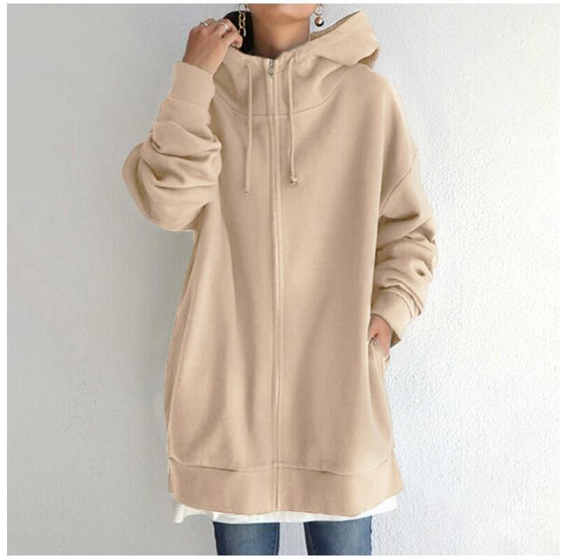 Fuzzy Long Sport Pullover Hoodie Sweatshirt