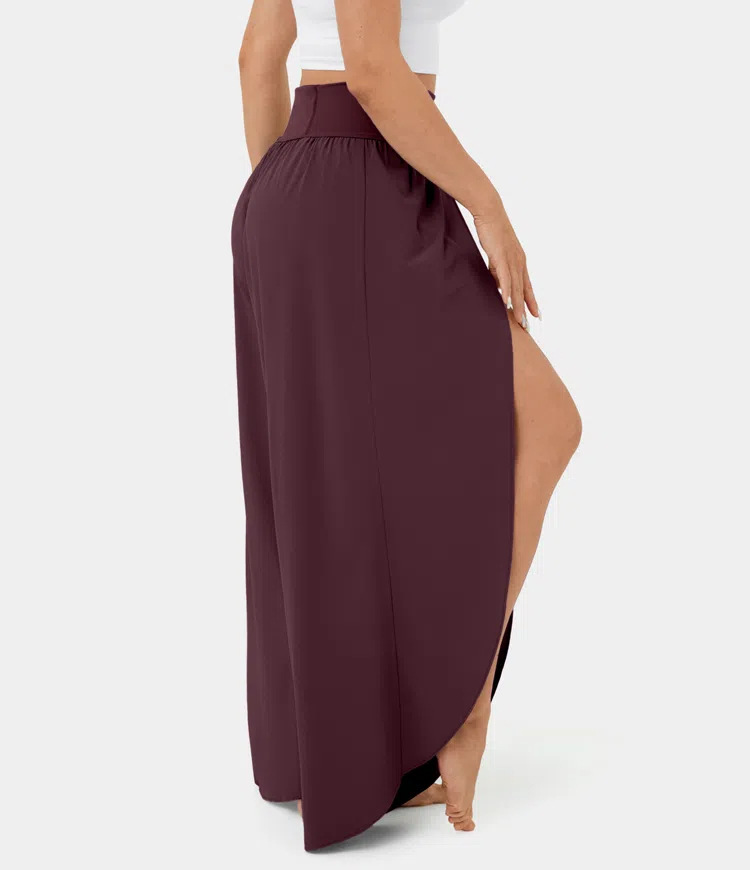 Loose Split High Waist Pants