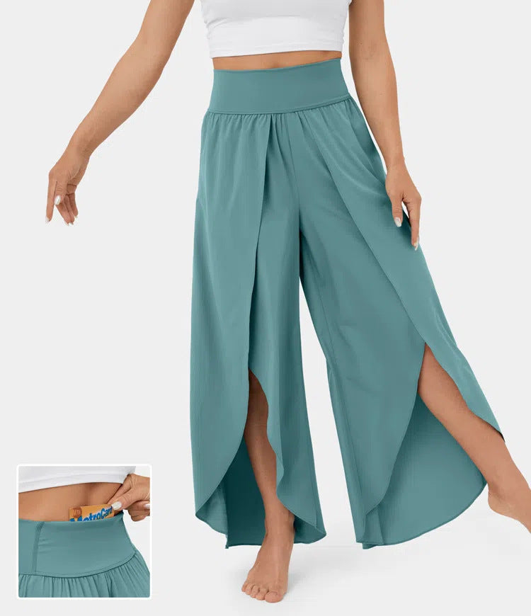 Loose Split High Waist Pants