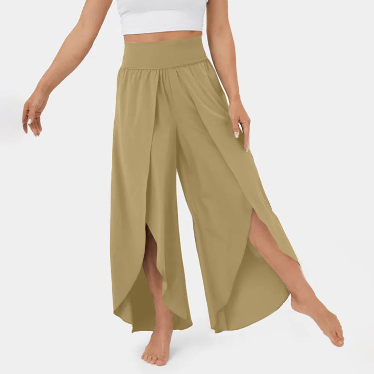 Loose Split High Waist Pants